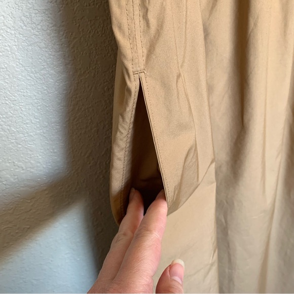 Everlane Size XS Supima High-Neck Riviera Midi Dress Pockets Black & Tan NWOT - Picture 6 of 17